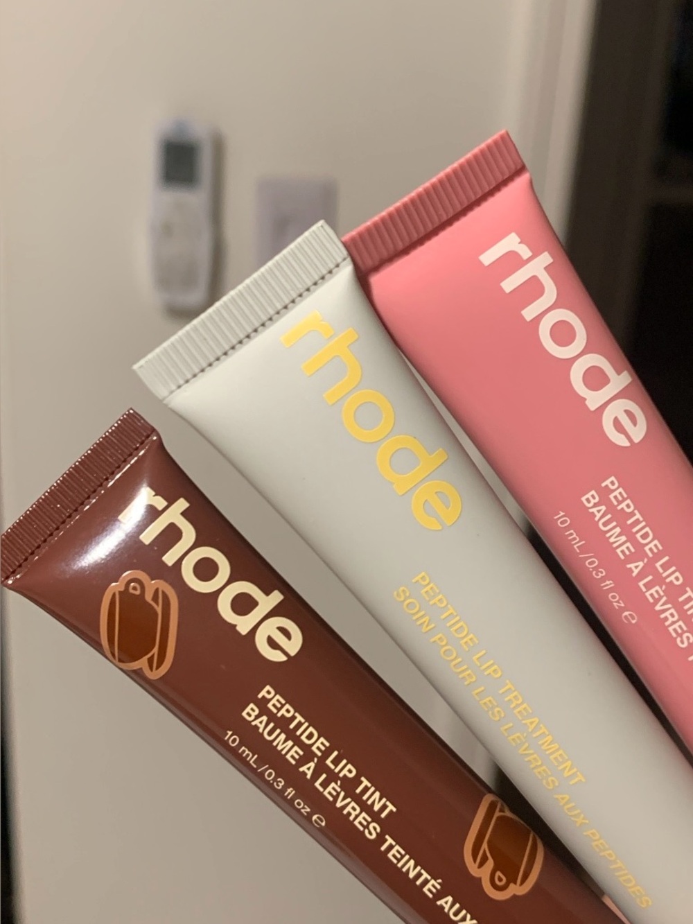 Rhode Passionfruit Jelly Peptide Lip Treatment, Pretzel & Scented Espresso Tints